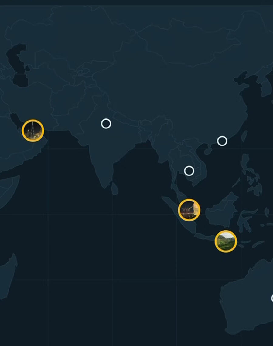 A PrapanCam map filling in with the user's own photos